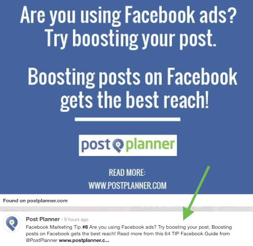 postplanner pinterest post