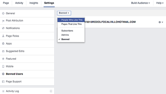 How to access your list of fans