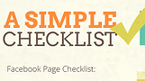 How to Evaluate Your Facebook Page: A Simple Checklist [Infographic]