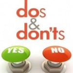 dos and donts