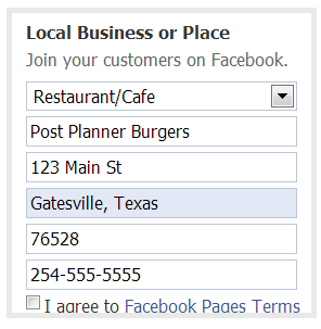 How to create a Facebook Business Page - Step 4