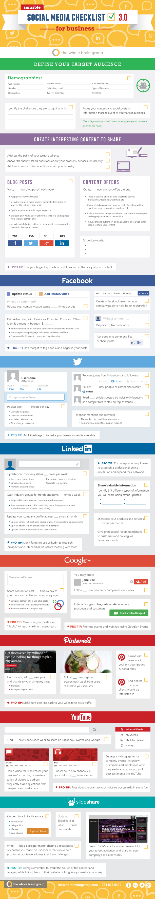 FINALLY! A Checklist for Social Media Marketing that Actually Helps