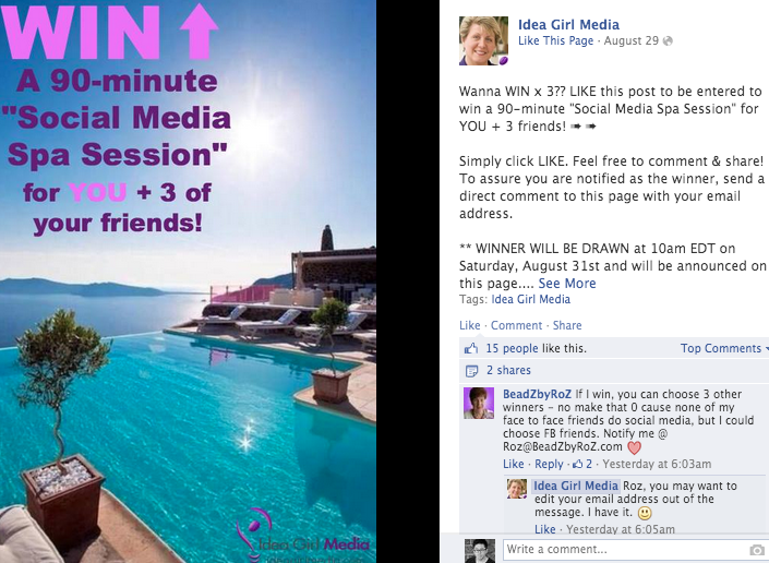8 Facebook Contest Ideas You Can Run on Your Timeline TODAY