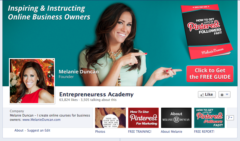 ảnh bìa facebook của entrepreneuress academi
