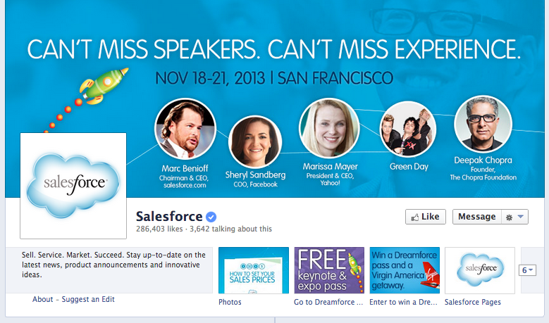 ảnh bìa facebook của salesforce