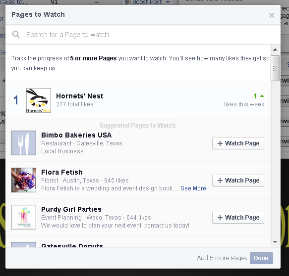 facebook pages to watch