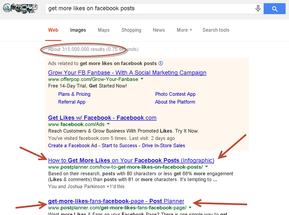 get more likes on facebook posts