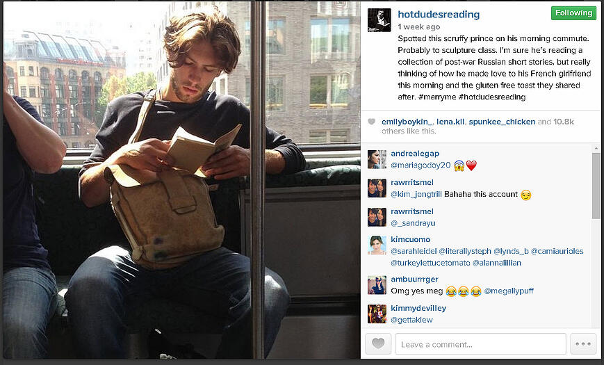 4 Instagram Business Tips You Can Learn From hotdudesreading