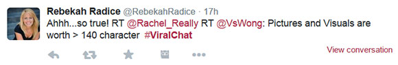 Rebekah Radice on #ViralChat