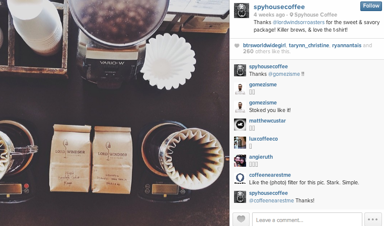 spyhouse coffee instagram