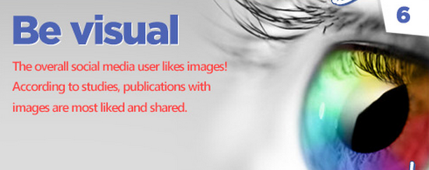 Facebook tips: Be visual