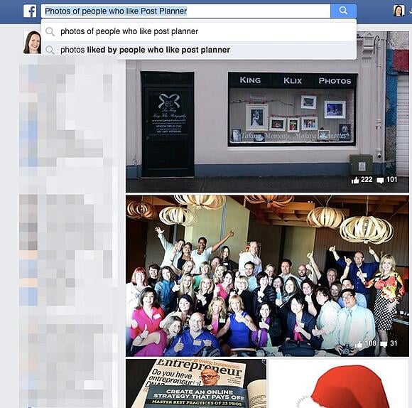 How to use Facebook search for business