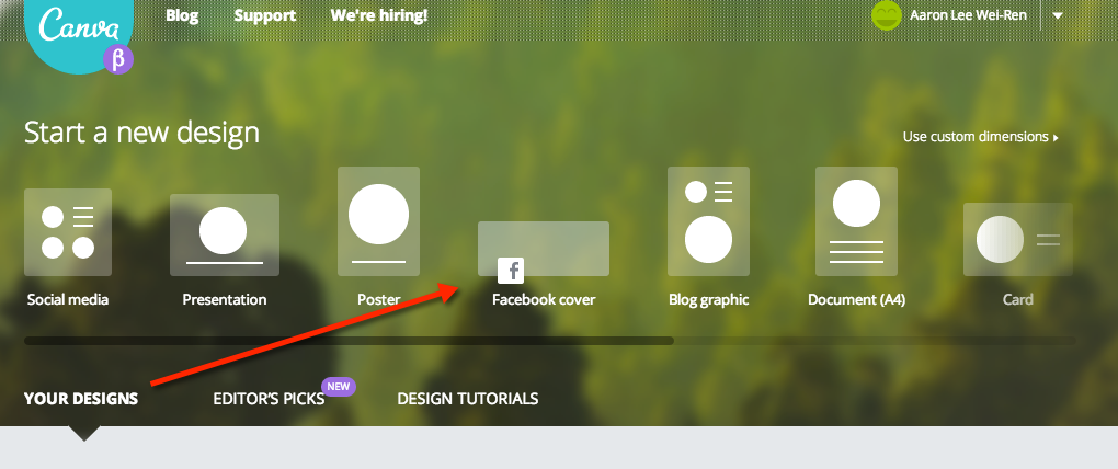 how to create an awesome facebook cover photo in 5 minutes or less
