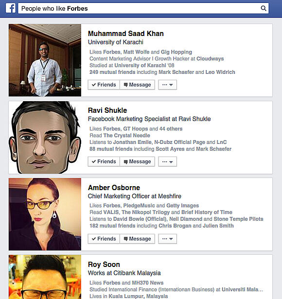 facebook nasıl aranır
