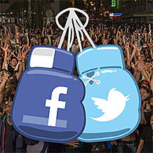 facebook vs twitter