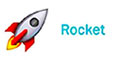 Rocket emoji