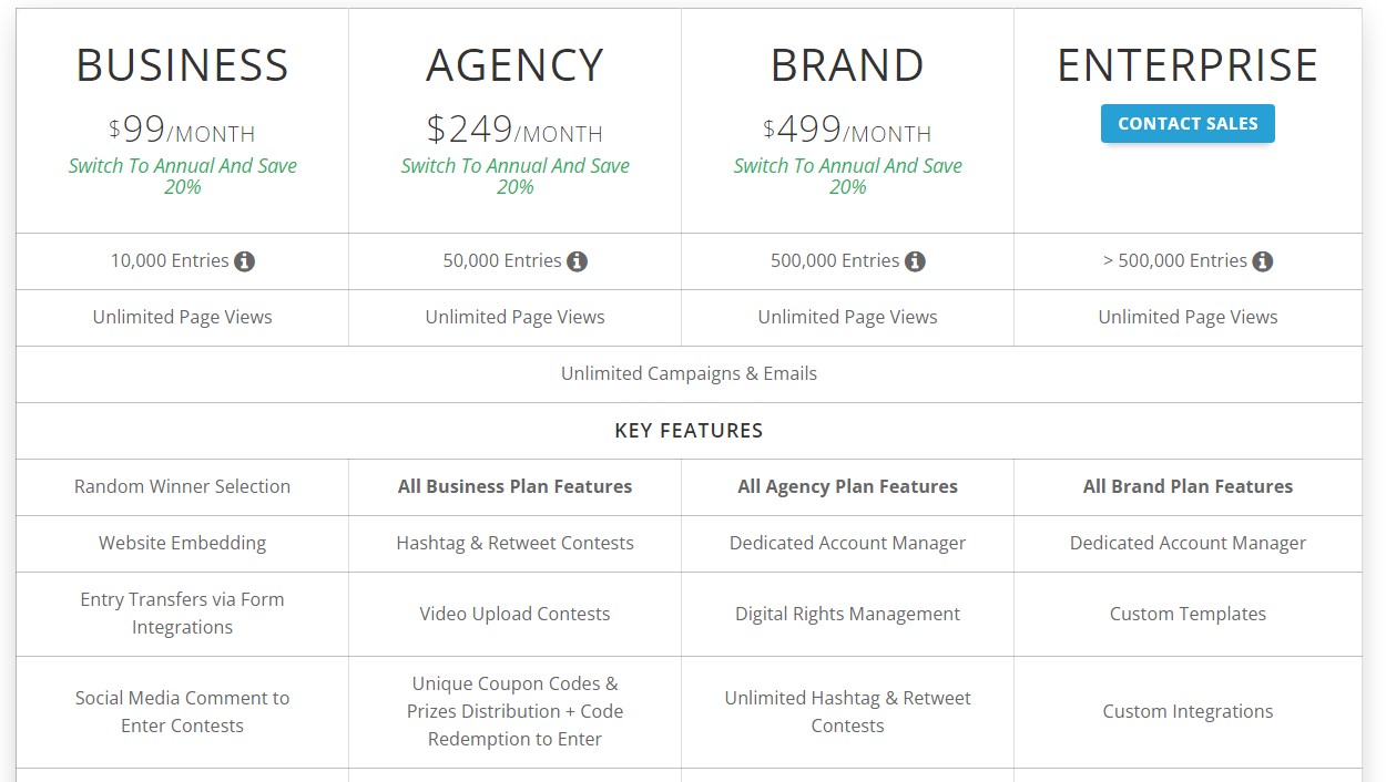 Pricing ShortStack