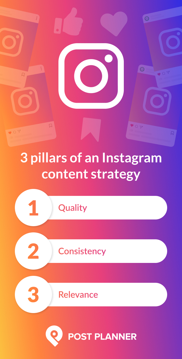 3 pillars of an Instagram content strategy