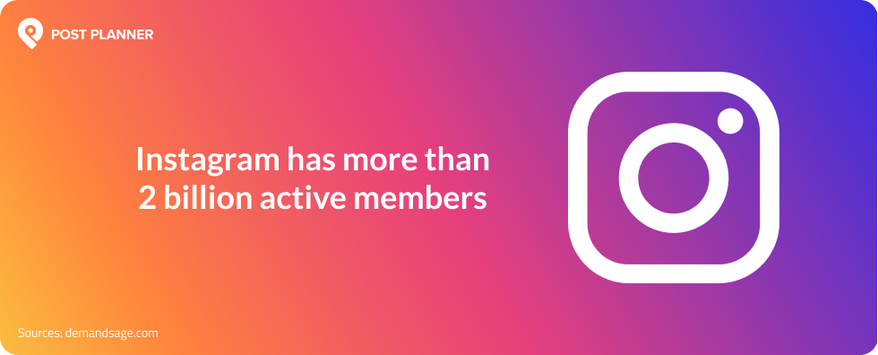 Instagram has more than 2 billion active members