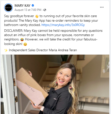 Mary Kay authentic voice