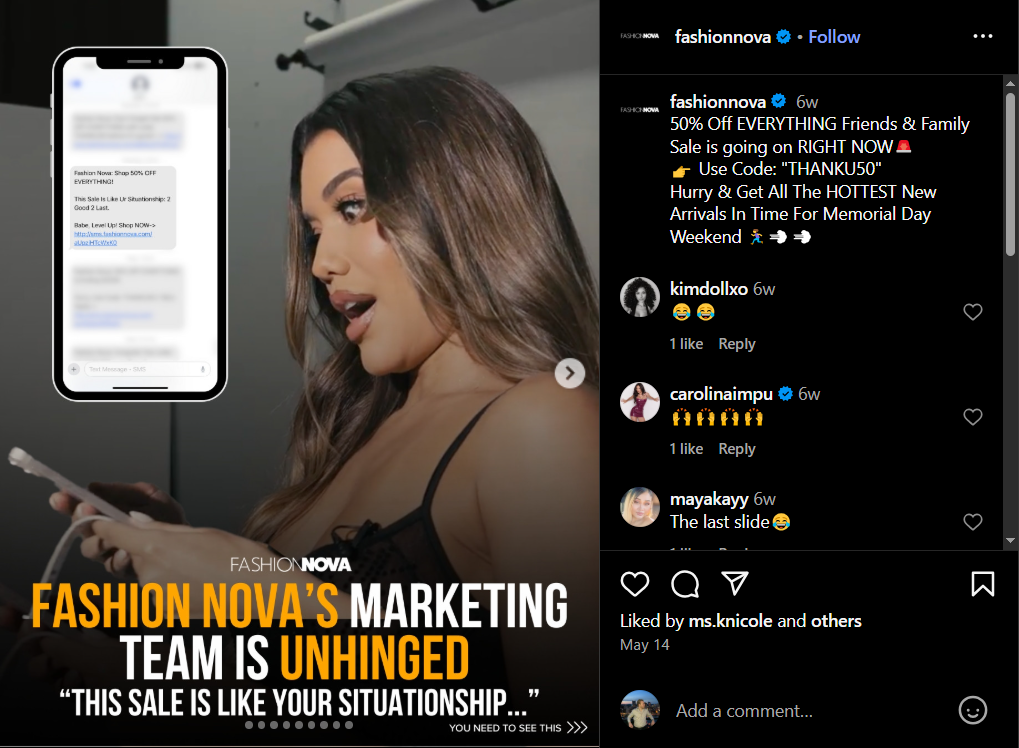 Promote sales