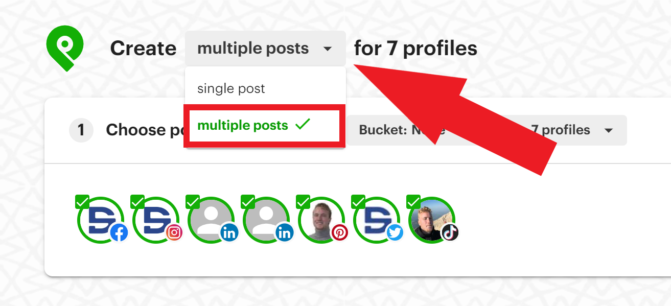 Select multiple posts
