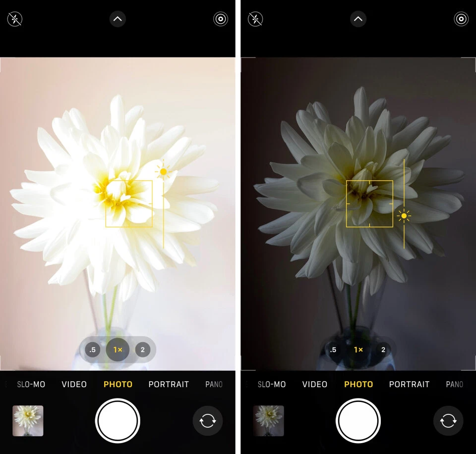 adjust phone camera settings