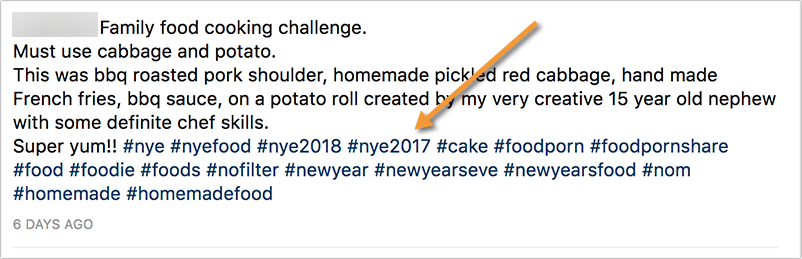 Instagram hashtags