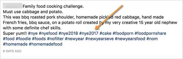 Instagram hashtags