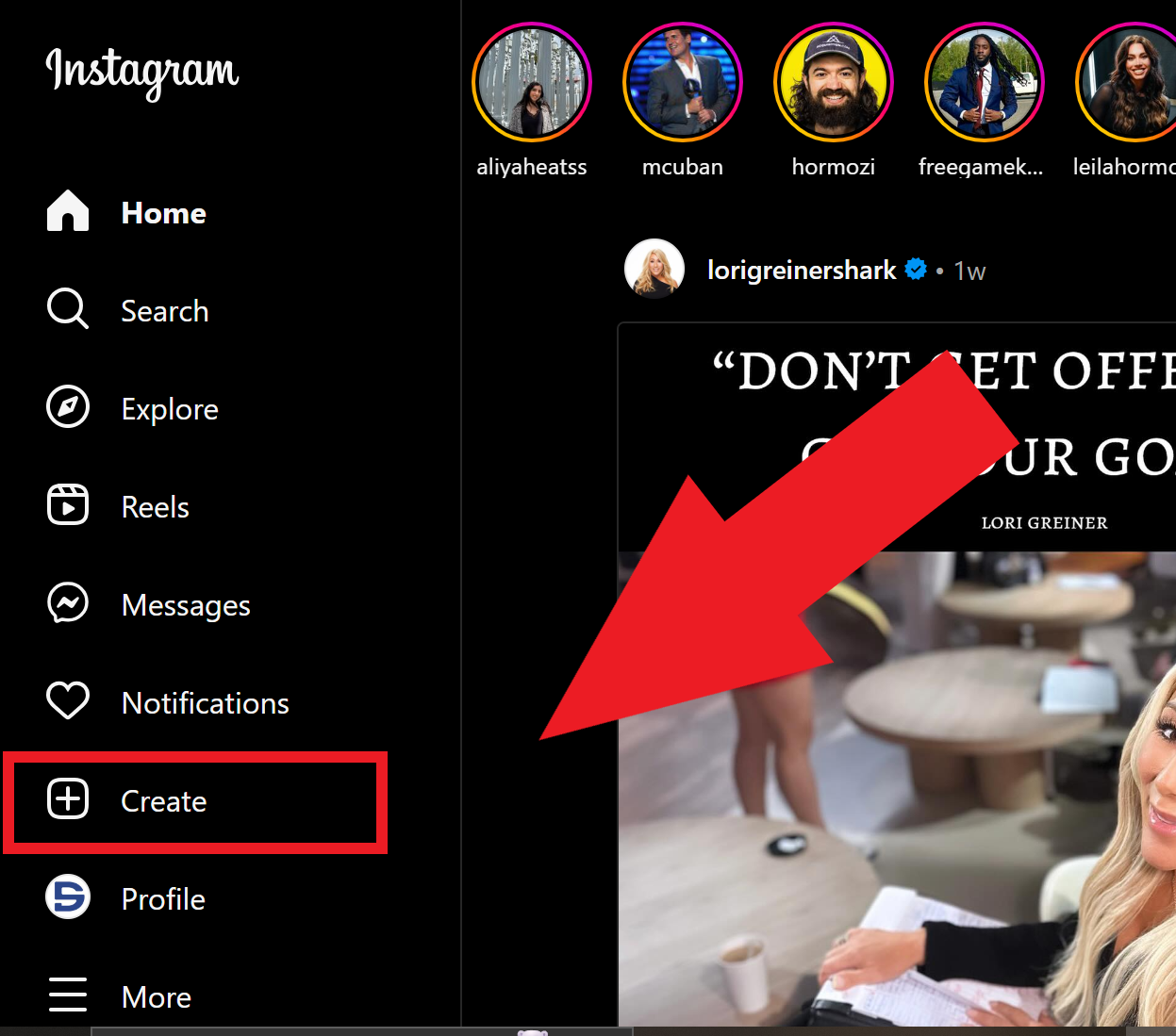 how to post on IG from computer