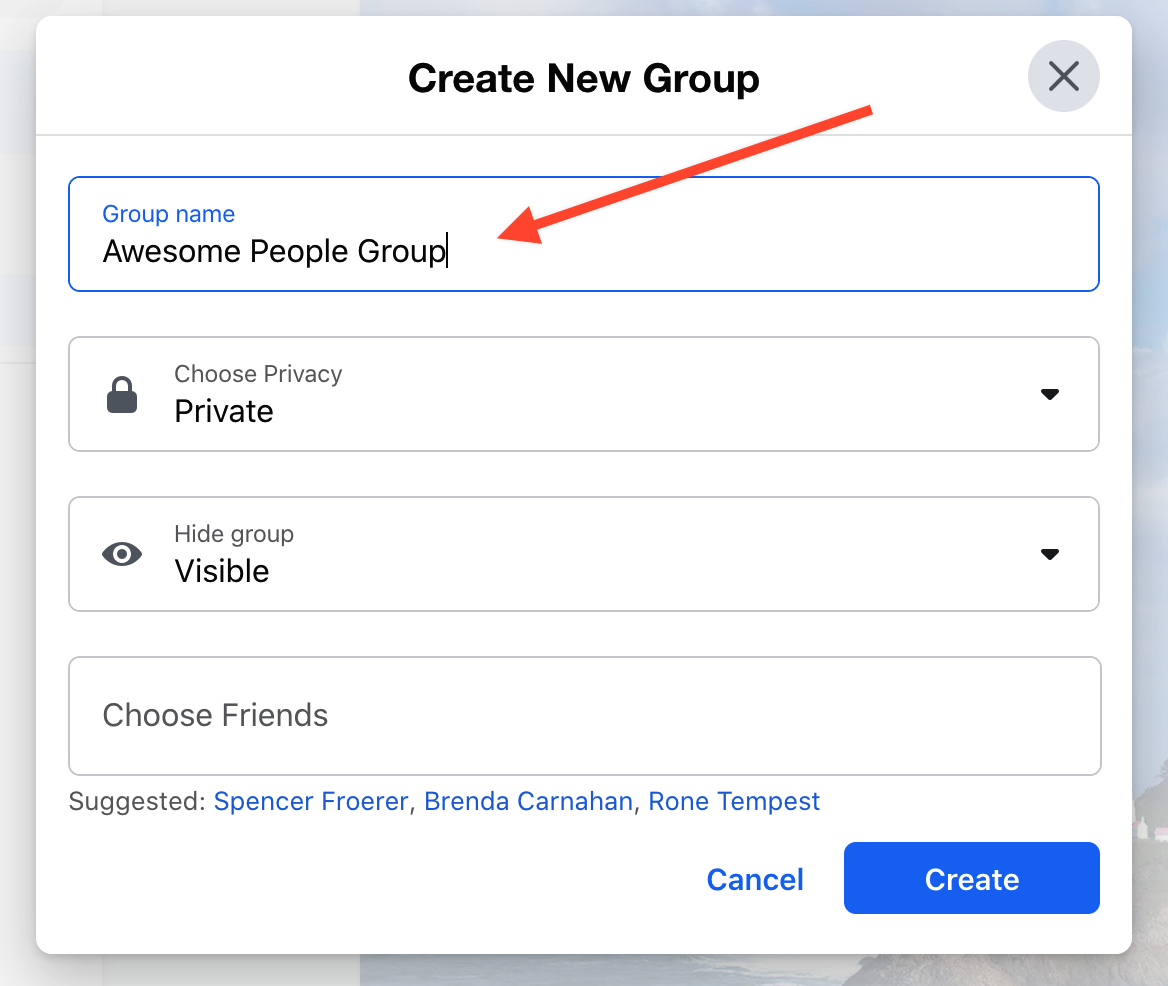 how to make your facebook page a group