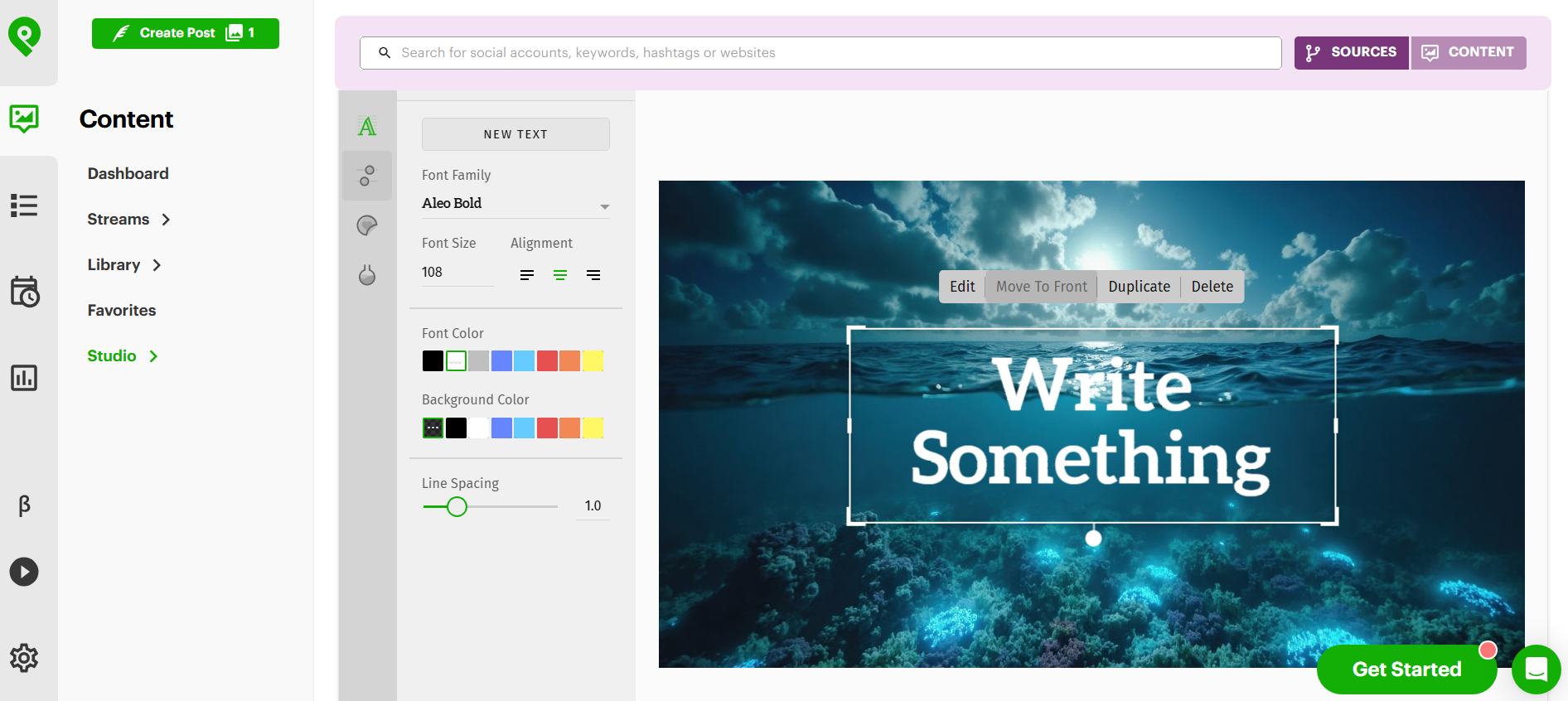 Create a high-quality video or image
