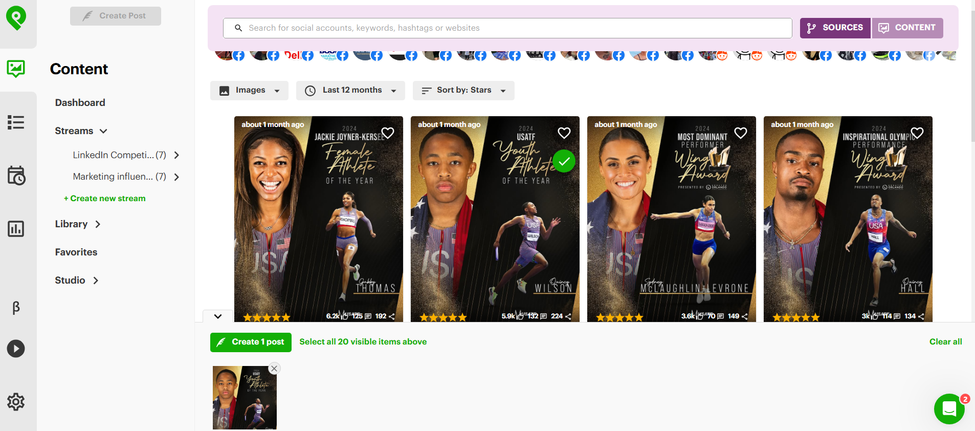 Vary your images and posting styles