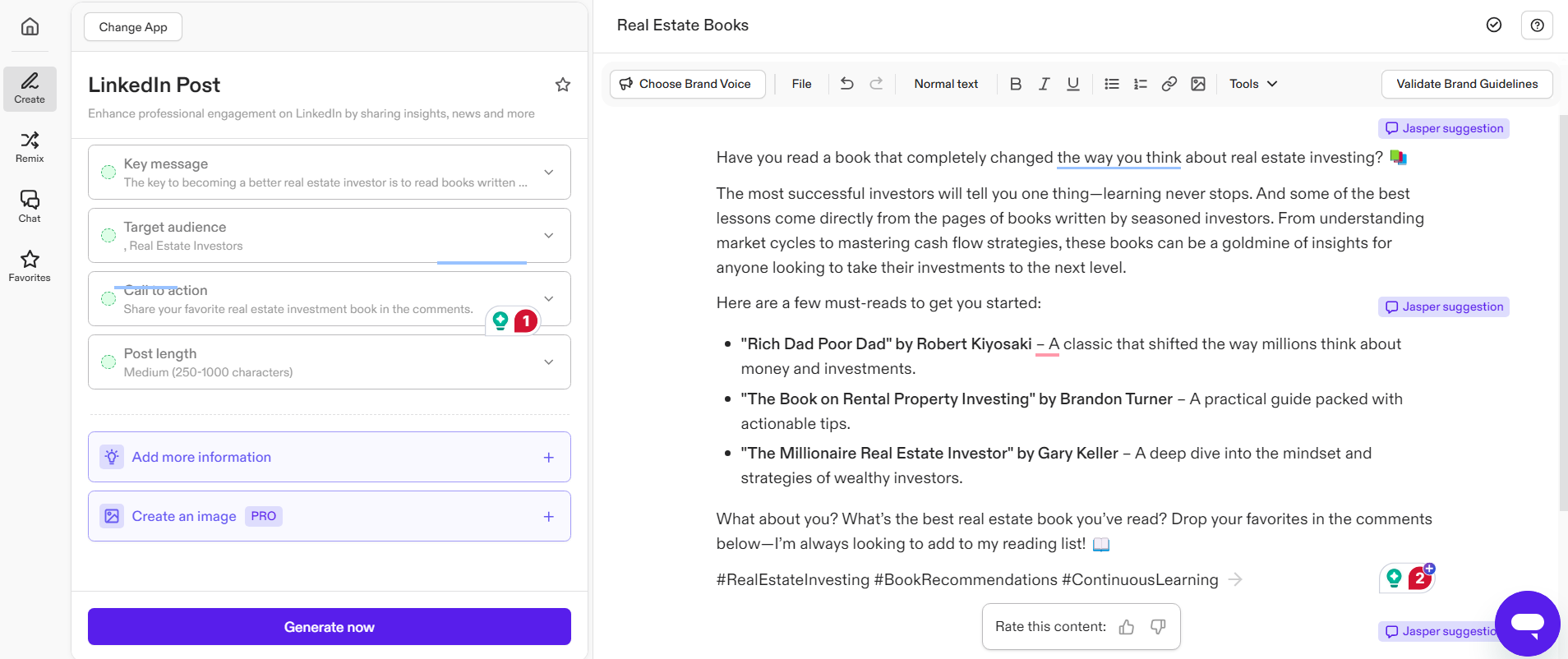 Hashtag &amp; keyword optimization