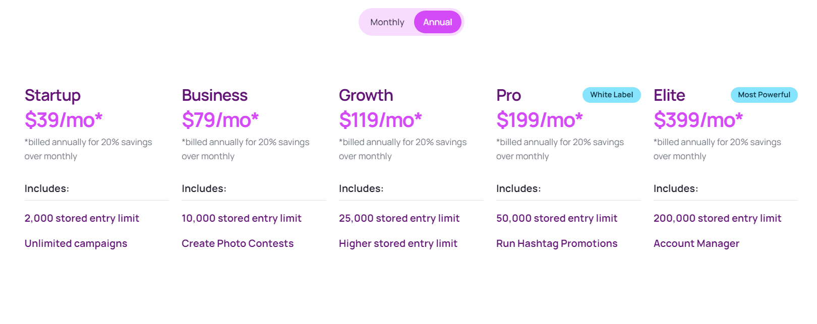 Pricing