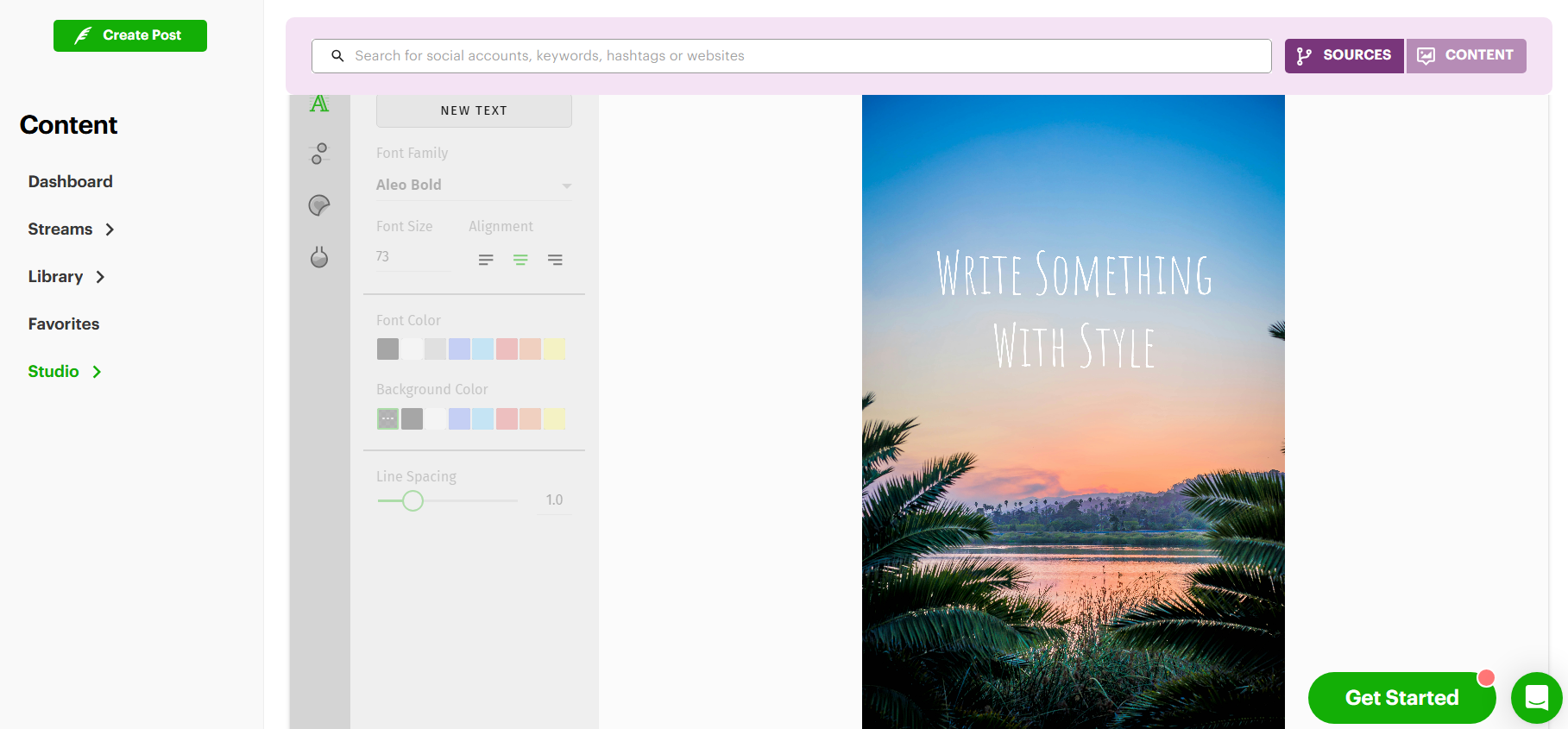 Create unique visual content