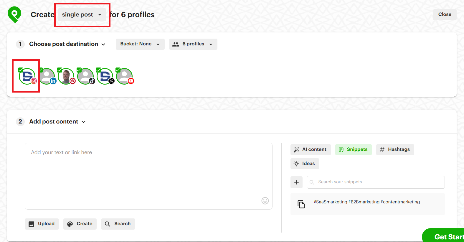 Automate Instagram posts in bulk