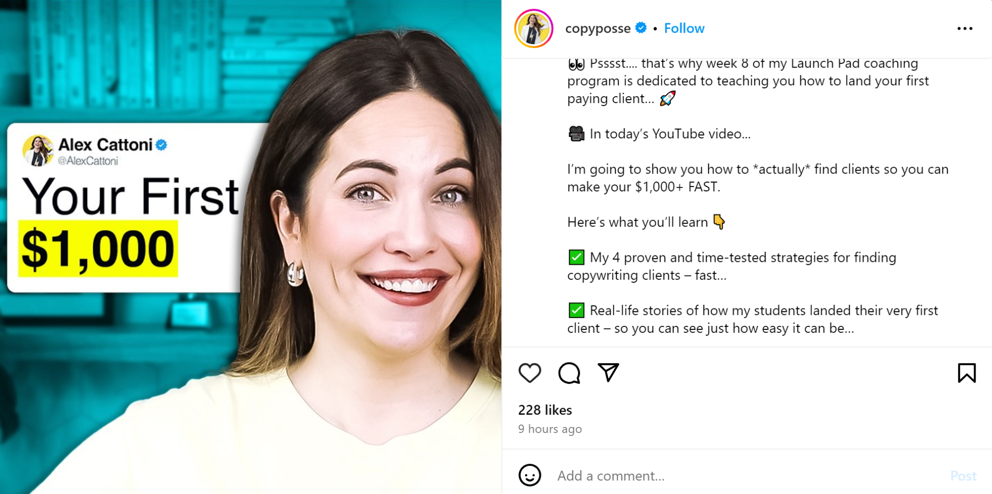 Cross-promote from your other social media accounts