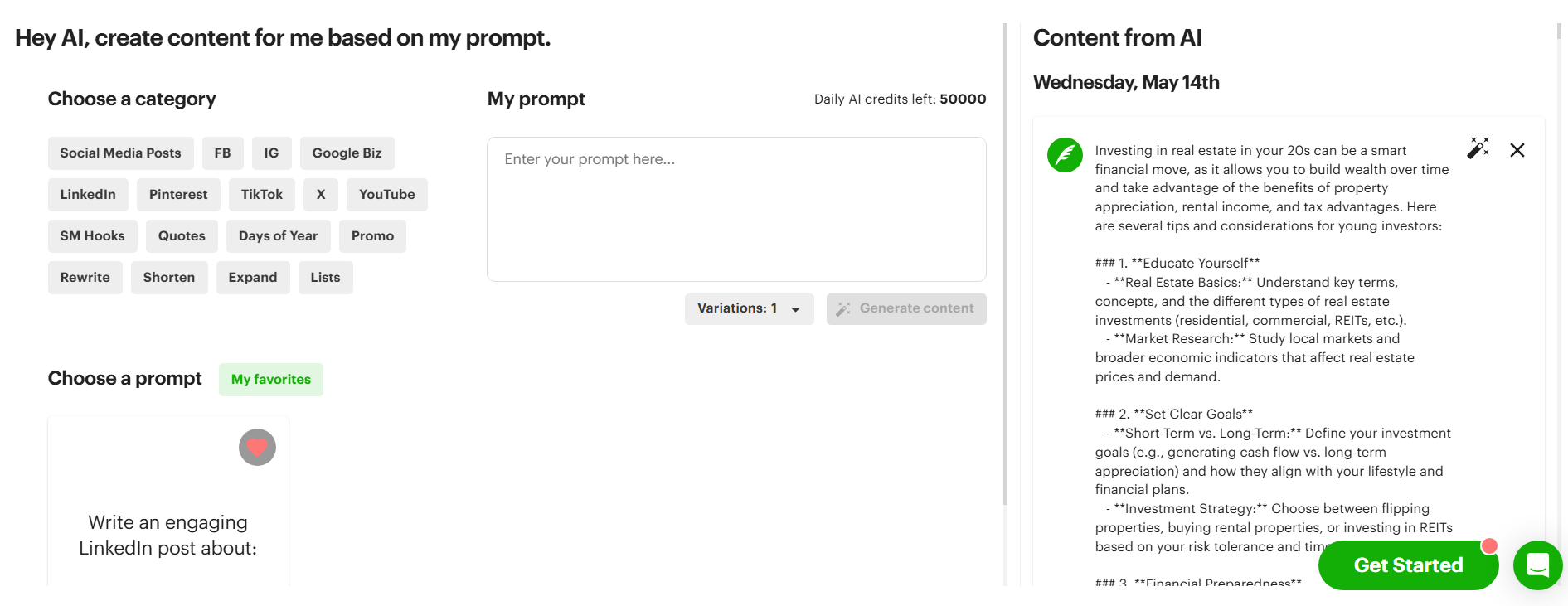 Customize your post