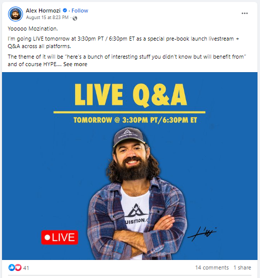 live stream on facebook