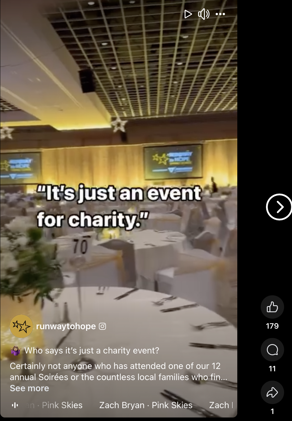 promote a charity
