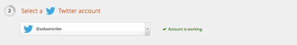 select-twitter-account