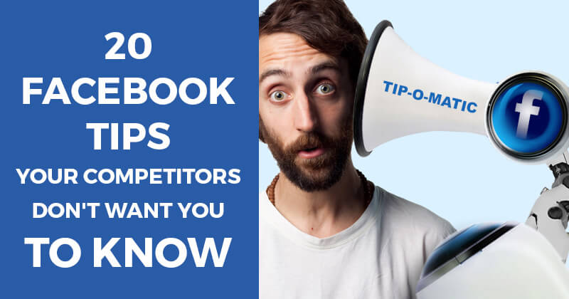 Facebook tips for small business (graphic)