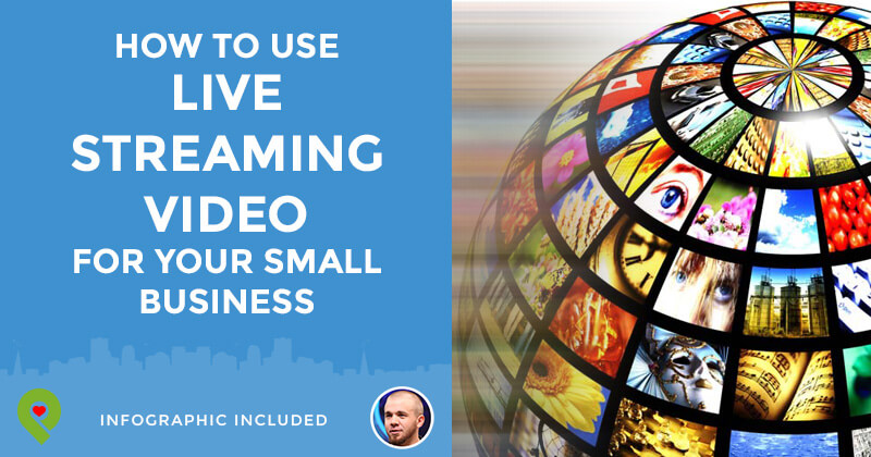 How to use live streaming video in business (graphic)