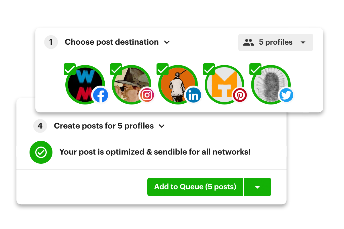 Create: Compose, customize and preview your posts