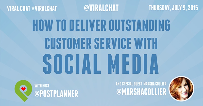 Customer Service with Social Media (graphic)