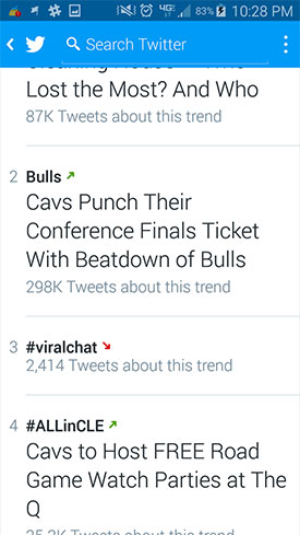 Trending on Twitter - #ViralChat