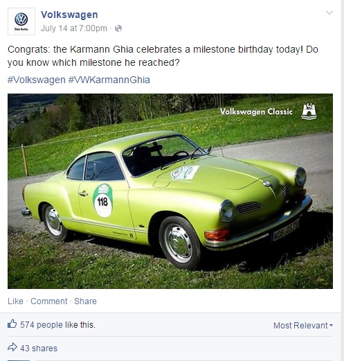Visual Content Marketing: Volkswagen