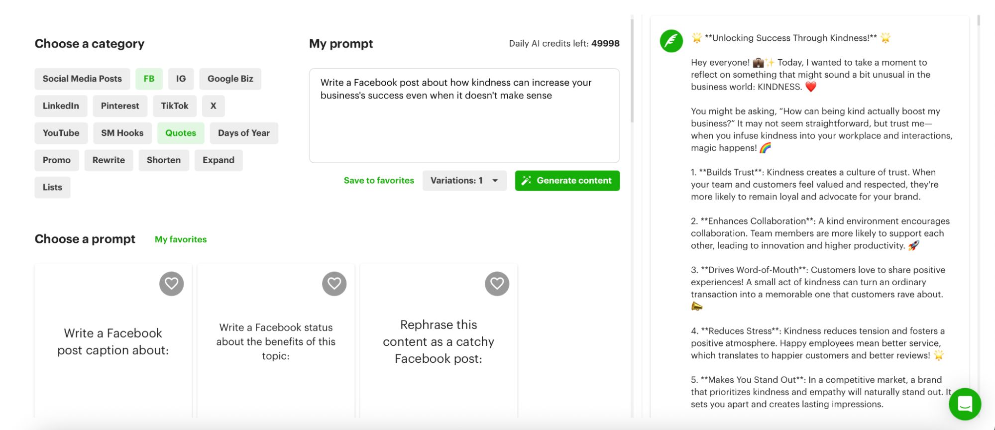Post Planner AI writer